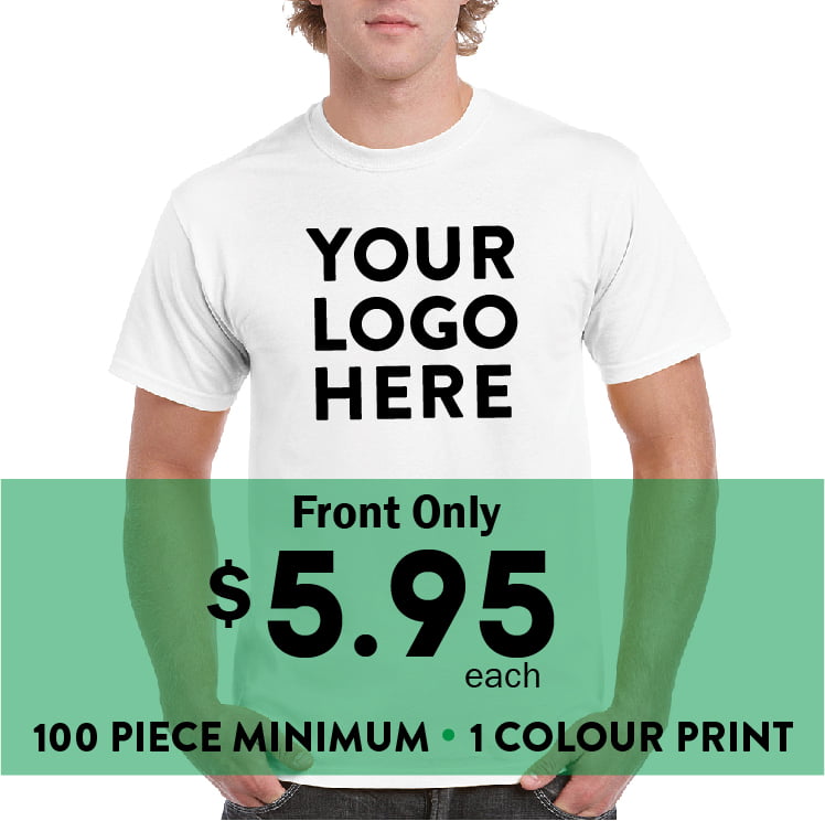 White T-Shirt Special, Custom T-shirt Printing