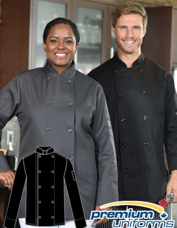 Prem Uniforms Long Sleeve Colour Chef Coat #5353/KB