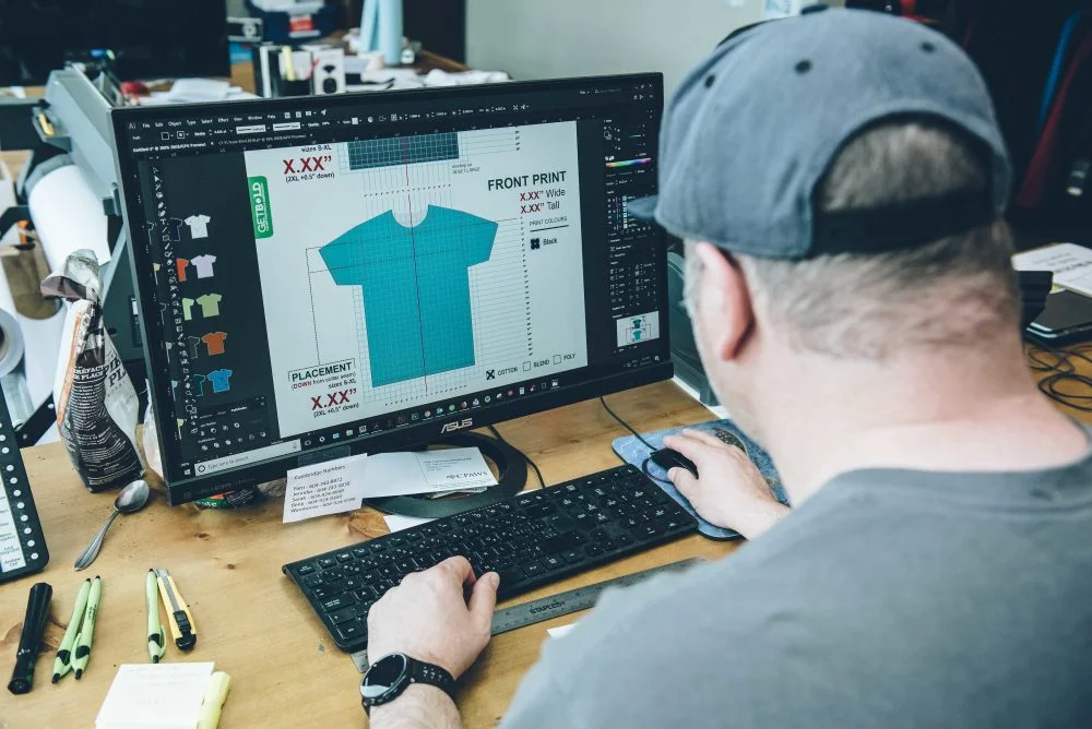 How to Size and Place Graphics on Your Custom Printed T shirts