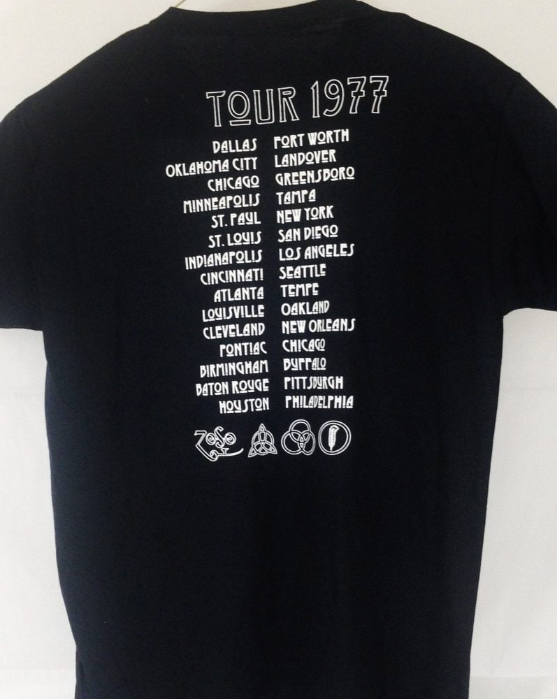 concert tour date shirt