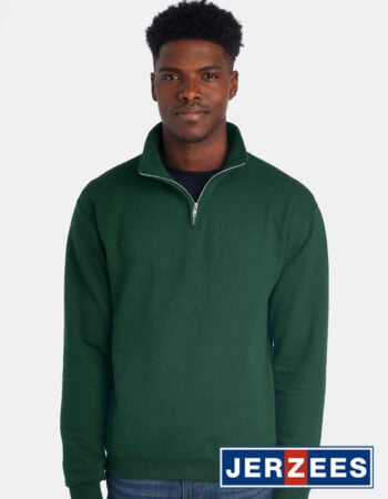JERZEES Nublend Cadet Collar Quarter-Zip Sweatshirt #995MR