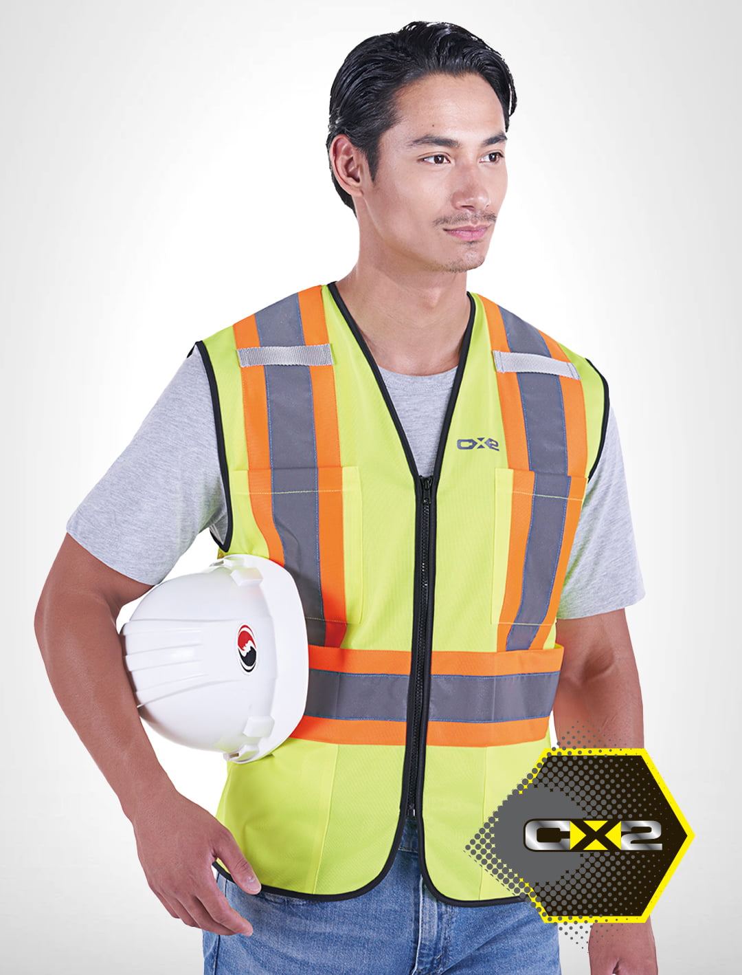 CX2 Hi-Vis Scout Hi-Vis Zipper Vest #L01150