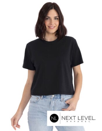 Next Level Ladies Heavy Boxy Crop Tee #7610